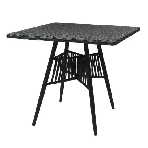 میز مربع تمام بافت موناکو